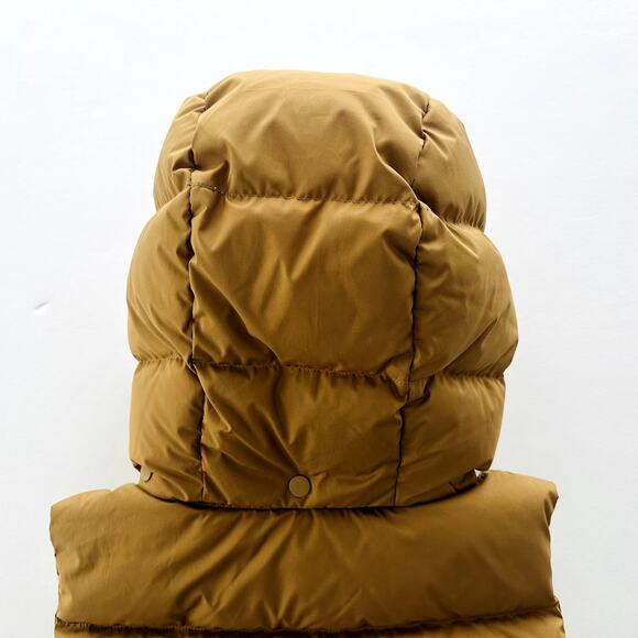 Lululemon Wunder Puff Crop Vest Bold Beige Tan Size 2 Oversized Goose Down - Picture 11 of 12